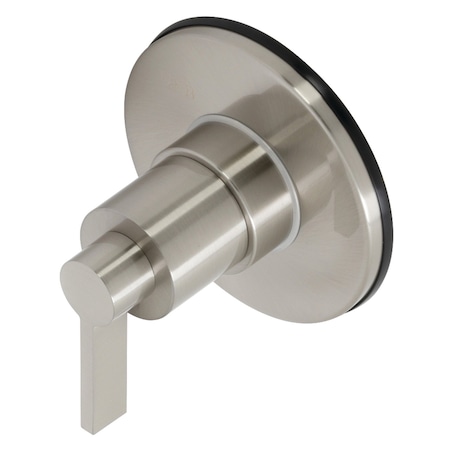 Kingston Brass KS3038NDL Single-Handle Three-Way Diverter Valve with Trim Kit, Brushed Nickel KS3038NDL